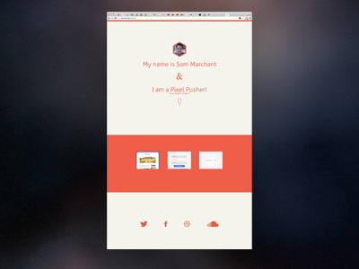 Portfolio Website V4 clean css3 flat folio portfolio simple website