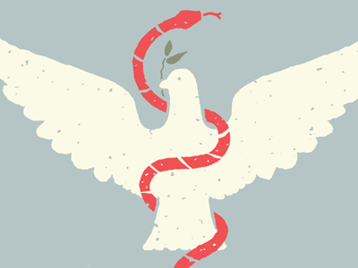 Always Be animals illustration poster print
