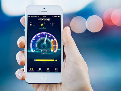 Speedtest.net iPhone App app design interface softfacade ui ux