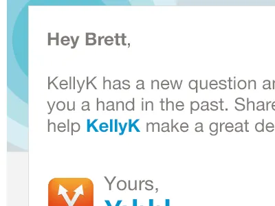 Mobile Email notifications social networking yabbly