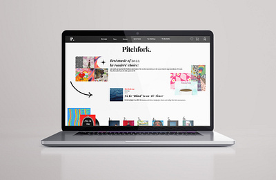 Pitchfork E-commerce site branding figma graphic design ui