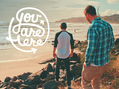 You Are Here Logo Option 1 beach logo you are here