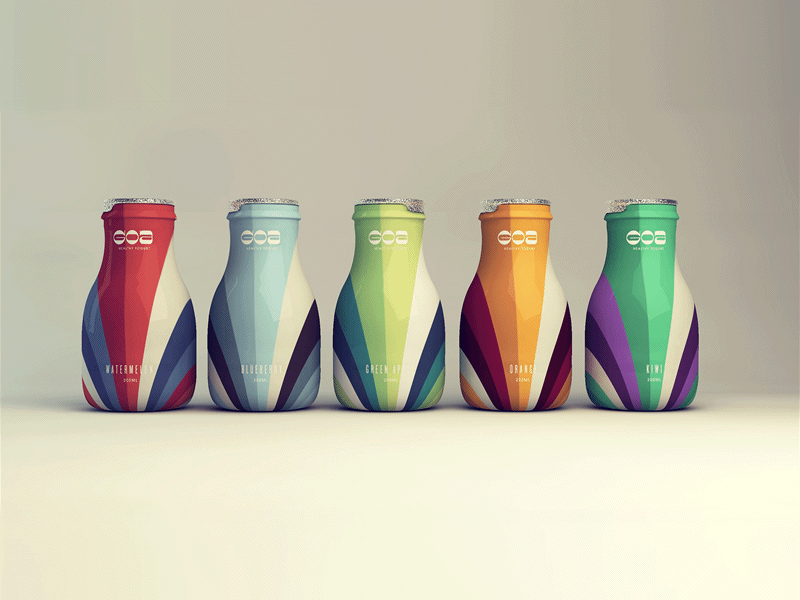 Goa bottle colors plastic yogurt