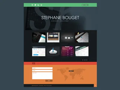 new Portfolio 2013 available contact flat personnal portfolio projects site switch web website