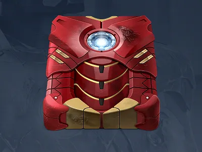 Avengers HDD Icon - Iron Man avengers hdd drive icons iron man