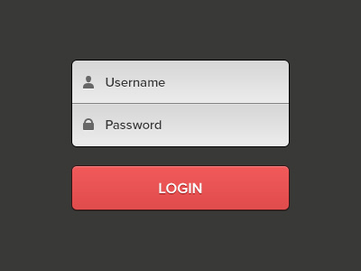 Login - 3 Different Styles + PSD dark freebie login psddd red