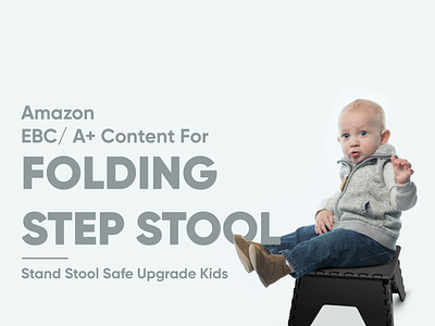 Amazon EBC/A+ Content for Step Stool a for step stool amazon a amazon content amazon ebc amazon ebca amazon listing image brand brand identity branding design ebc for step stool enhanced brand content graphic design graphics design listing image visual identity