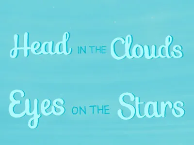 Motivational Mondays Guest Post! clouds drawn guest post hand drawn lettering motivational mondays phrases series stars