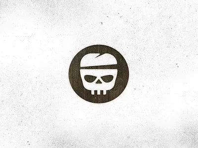 Skull Cracked cracked head icon skull typework studio