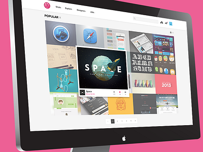 Dribbble Design design dribbble flat for fun ui ux web