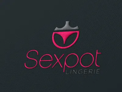 Sexpot lingerie corporate identity logo logo design minimal simple