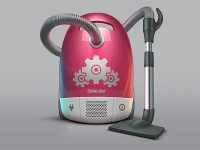 Clean Your Entire Mac brush cleaner cleaning cleanmymac icon illustration interface pipe purity removal remove settings trash vacuum vector