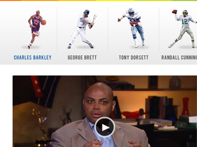 Centrum Silver Legends Video Microsite bo jackson centrum charles barkley george brett mlb nba nfl tony dorsett