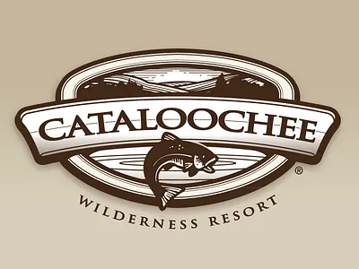 Engraved Logo Mock classic engraving identity logo outdoor shingle