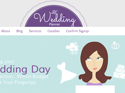 Wedding Planner Theme concrete5 theme wedding wedding planner