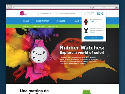 isMyStyle cart checkout design layout layout design rubber ui watch watches