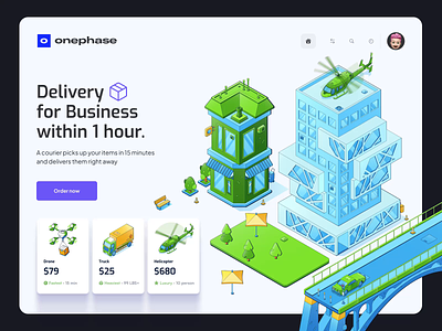 Smart Delivery Platform - Interaction 3d animation boat cartoon delivery design drone hero illustration landing logistic minimal motion plane truck ui ux web