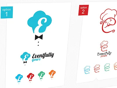 Eventfully Logos caterer logo clean logo color full logo event logo flat logo logo logo design
