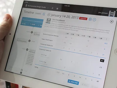 Weekly Timesheet add app black circle design event grid ios minimal responsive timeline timesheet ui ux web website