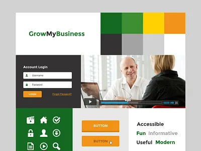 Style Tile colour palette typography layout mood board style tile ui web