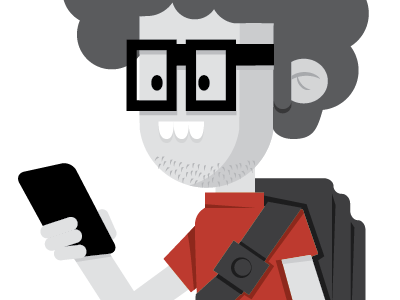 Geek! geek illustration