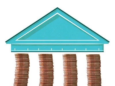 Banking and Finance #2 bank banking coins columns finance money