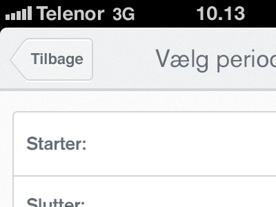 iOS app app bright buttons flat grey ios iphone light select switch toggle ui white