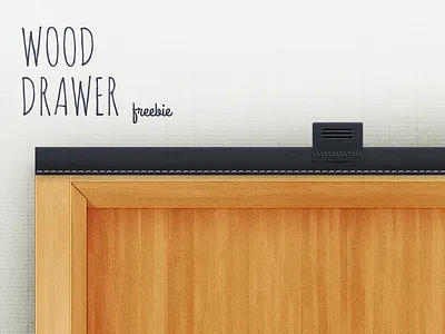 Wood drawer freebie drawer freebie ios leather psddd wood