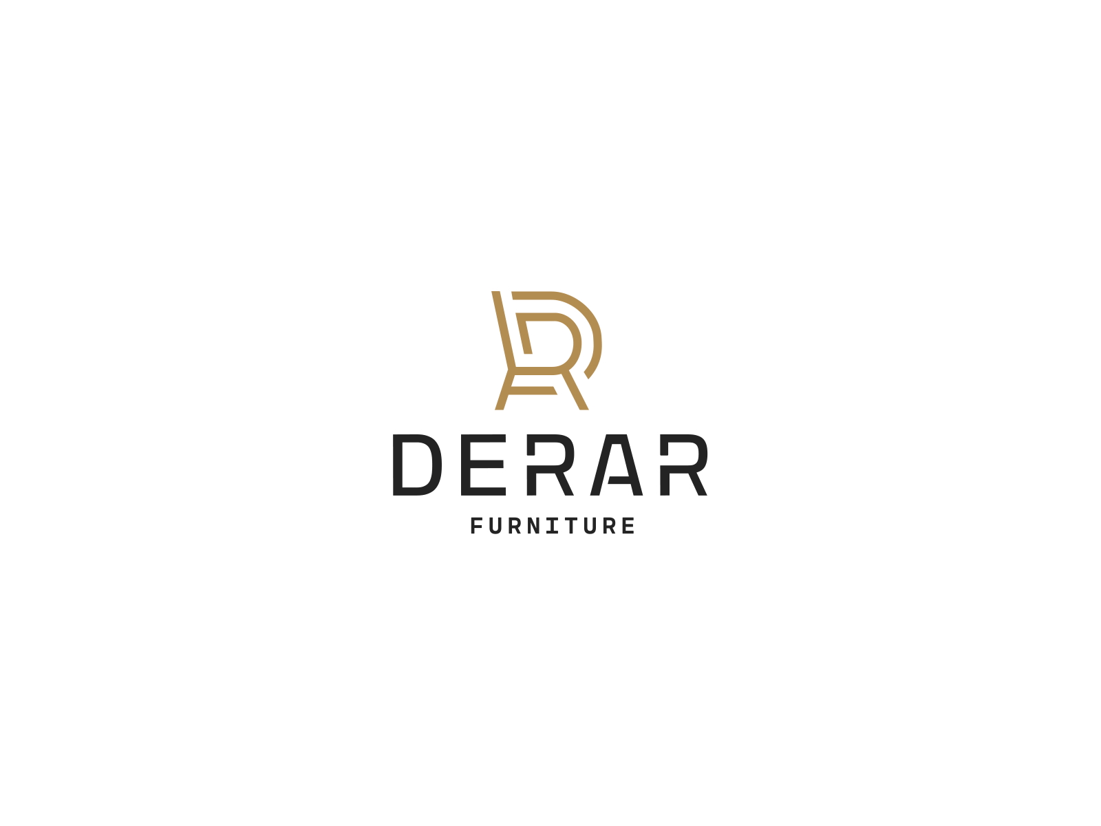 Derar Furniture animation branding logo