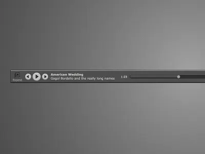 Music Player Challenge Design design challenge interface media music player player sketch sleek ui