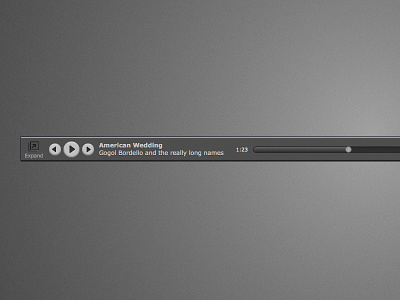 Music Player Challenge Design design challenge interface media music player player sketch sleek ui