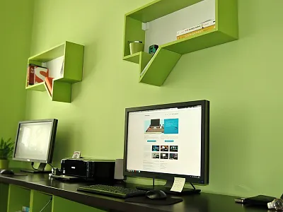 Office :) desk office studio workspace