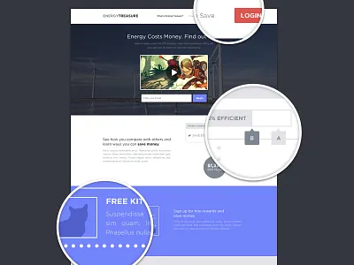 Landing Page app energy landing landing page money page usage web