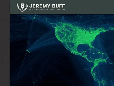 New Portfolio Article Entry blog classy clean dark internet map portfolio