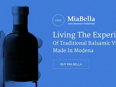 MiaBella - Home - Blueprint Wireframe adobe fireworks blue blueprint scroll typography wireframe