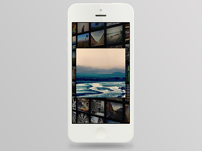 Screenstagram: Animated animation app clean design detail developer graphic instagram ios iphone thumbnail tile ui ux