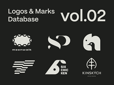Logos & Marks folio vol.02 brand branding design letter logo logo design logofolio mark markfolio vector