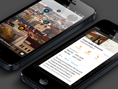 Local Discovery app concept ar augmented reality concept ios local product design transparent