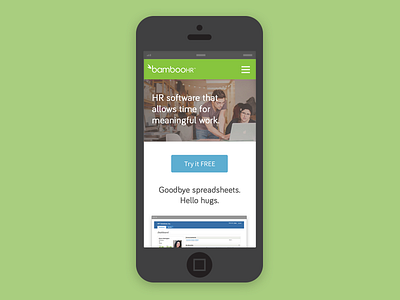 Bamboo Responsive branding focus lab mobile responsive web design website