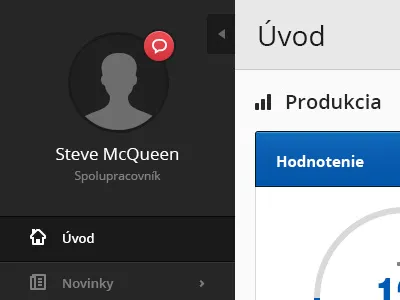 blunalitics analytic blue chart clean dashboard gray ui white