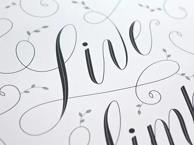 Live Simply Detail details inline live script simply type typography