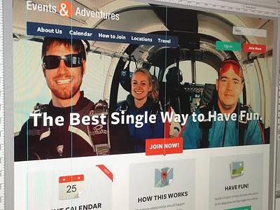 Final Homepage comp squarespace ui ui design