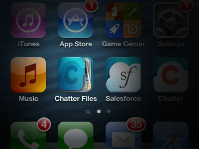 Test App Icon app app icon device enterprise icon ios iphone salesforce ui ux