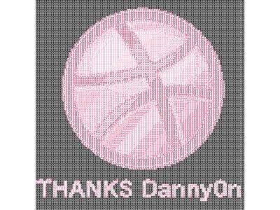 Hello Dribbble css debut dribbble hello html invite mosaic pixel text thank