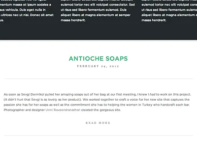 StoryHouse Blog Layout css font html5 minimal minimal web design squarespace typography web