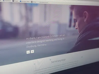 Intro 38384th browser chrome coded done grid intro personal portfolio sketch with