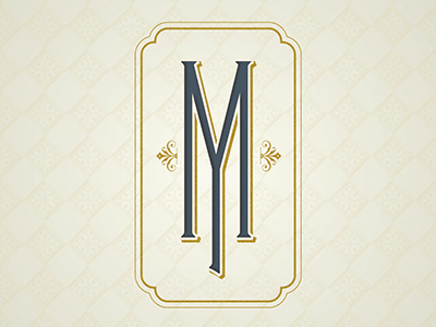 Mabel's Monogram 1920s art art nouveau deco logo mabels monogram type typeography underground