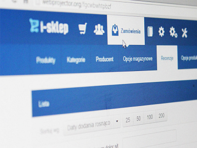 I-sklep design interface shop ui ux web