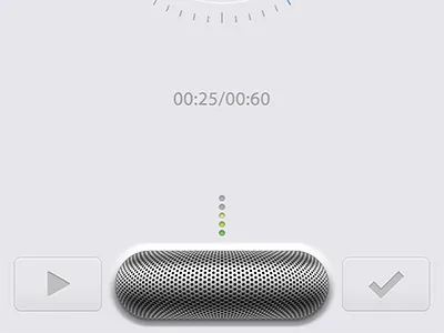 Voice Input gui input message recording ui voice