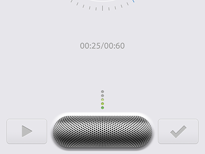 Voice Input gui input message recording ui voice